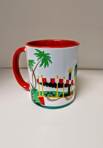 Christmas Jingle Cruise Ceramic Coffee Mug, 11oz