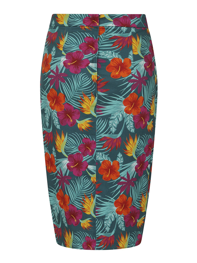 "Final Sale" Kala Tropico Tiki Sarong Skirt