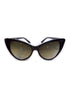 Perfect PinUp Cateye Sunglasses - Black