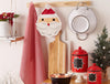 Retro Santa Potholder & Towel Gift Set