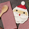 Retro Santa Potholder & Towel Gift Set