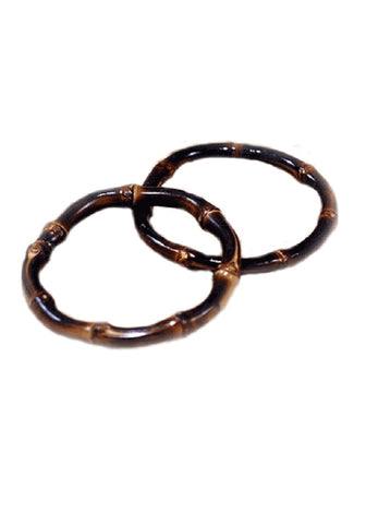 Bamboo Bracelets - Purple (Pair of 2) Blemished (FINAL SALE)