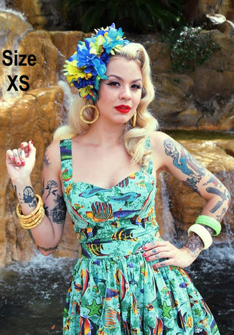 "Final Sale" Hawaiian Holiday Deluxe Beverly Gathered Skirt