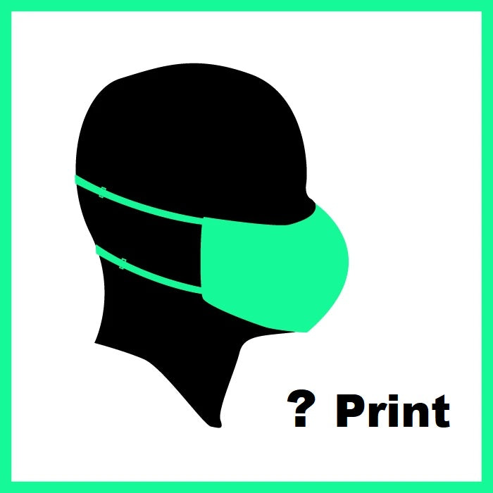 Mystery Print Adult Face Mask Covering