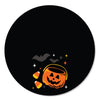Trick or Treat Halloween Candy Embroidered Beret in Black